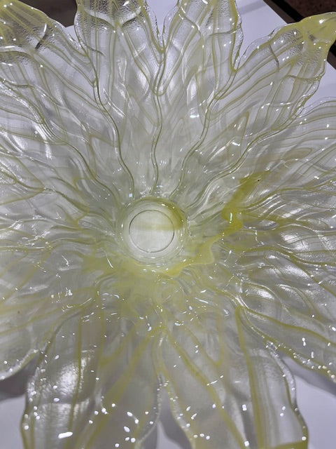 Flower Shaped Glass Bowl
