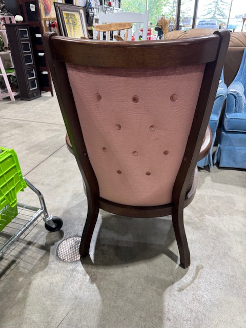Vintage Pink Accent Chair