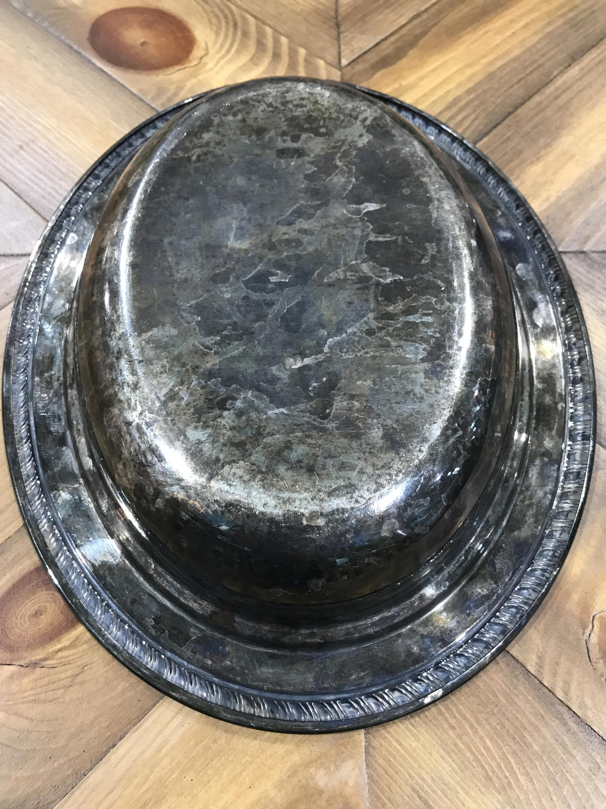 Silver Plated Bowl - 11.5”W 9”D