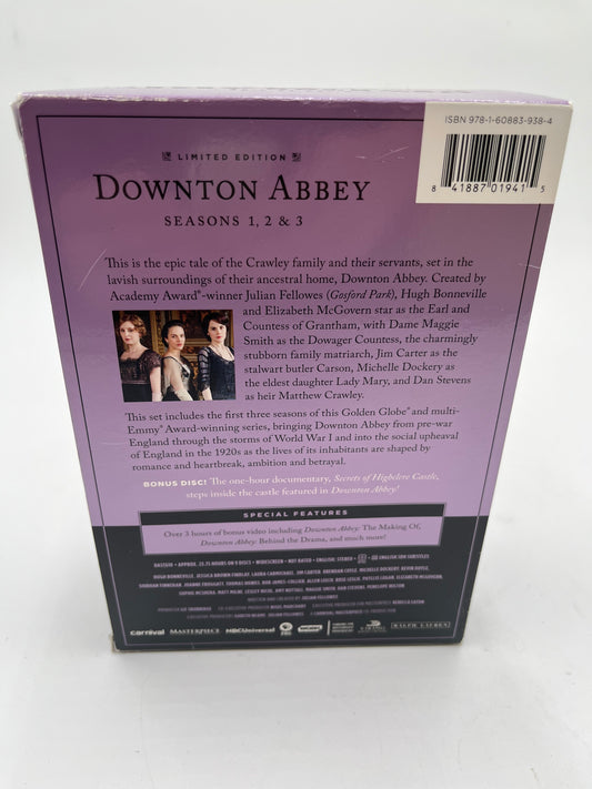 Downton Abbey Seasons 1 2 & 3 Limited Edition DVD Box Set PBS Masterpiece