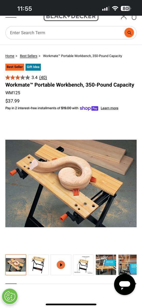 Black+Decker Workmate 125