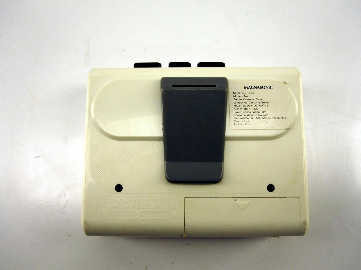 Magnasonic JR36 Stereo Cassette Player Winnipeg Sun Promotional