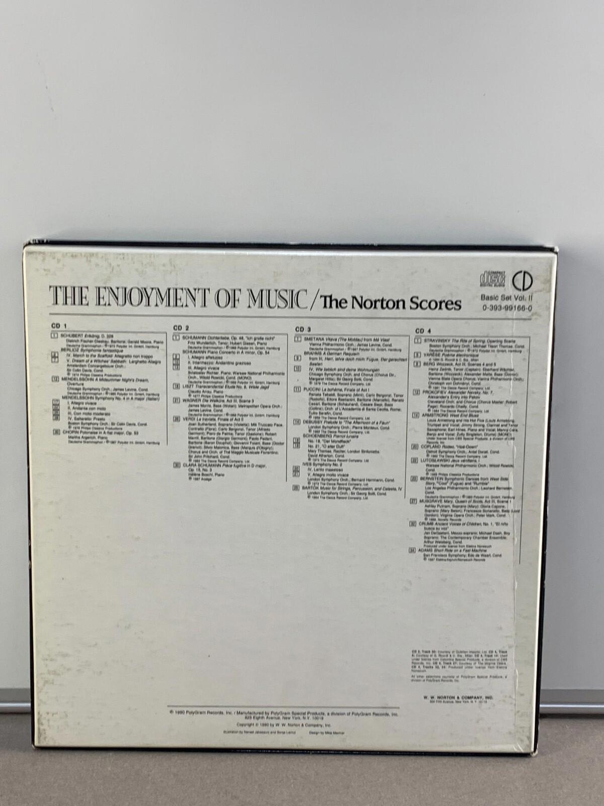 Norton Scores CD – Album II Romantic to Contemporary 5th Ed W.W. Norton