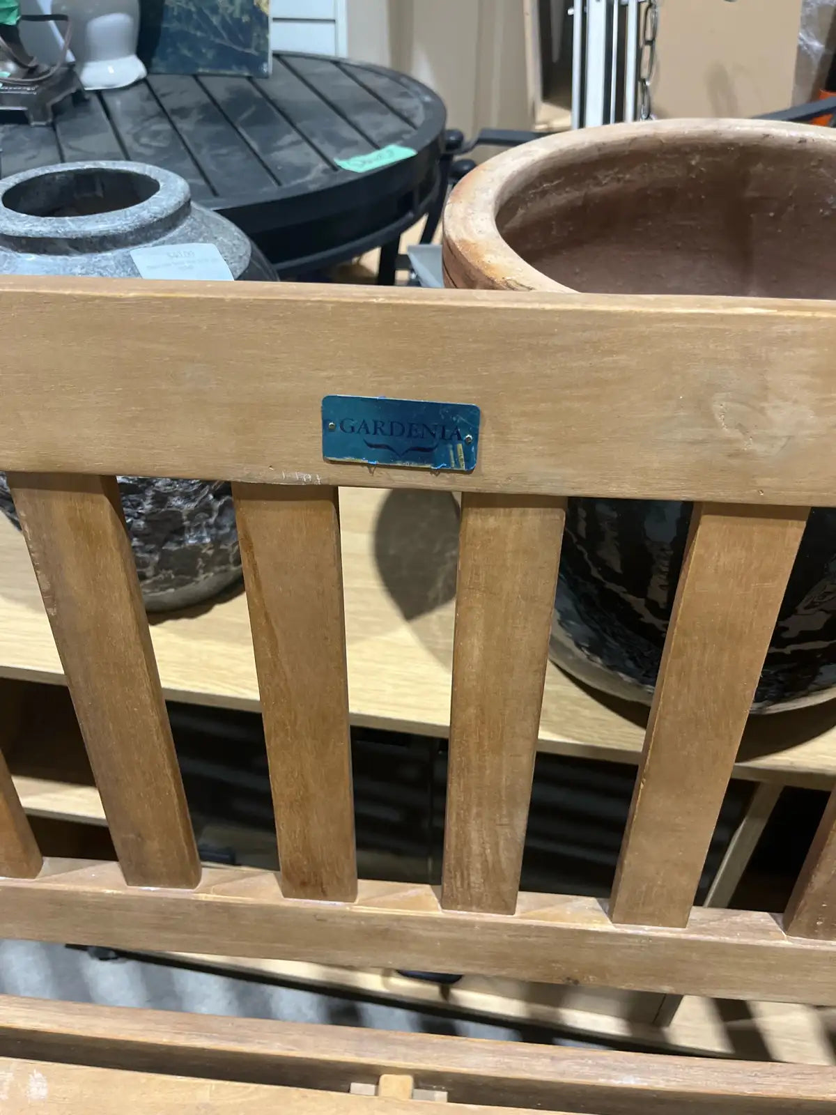 Gardenia wooden swing garden bench