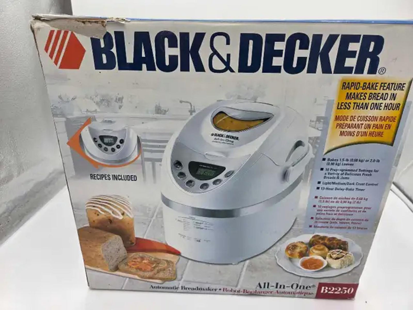 Black & Decker All-In-One Breadmaker - B2250