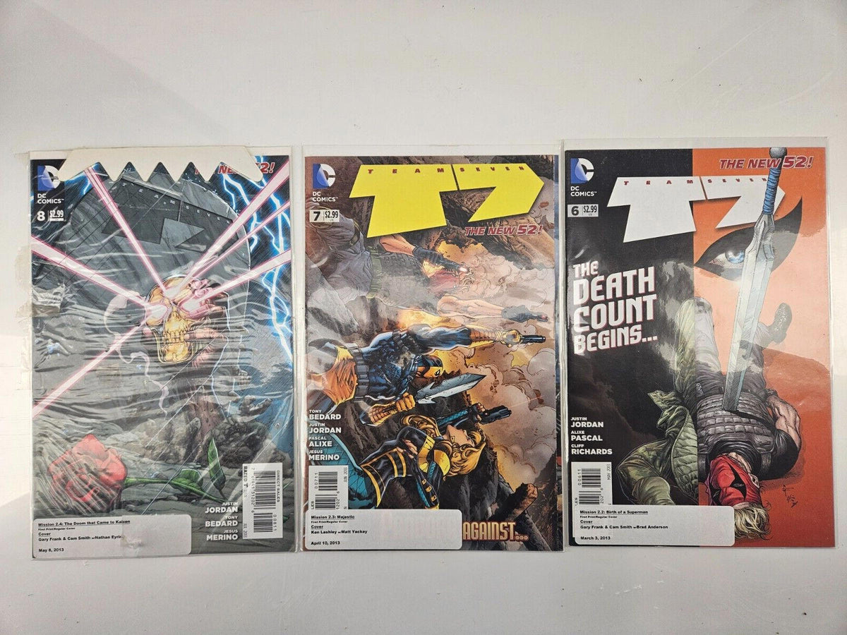 Team 7 Lot of 9 Set comics