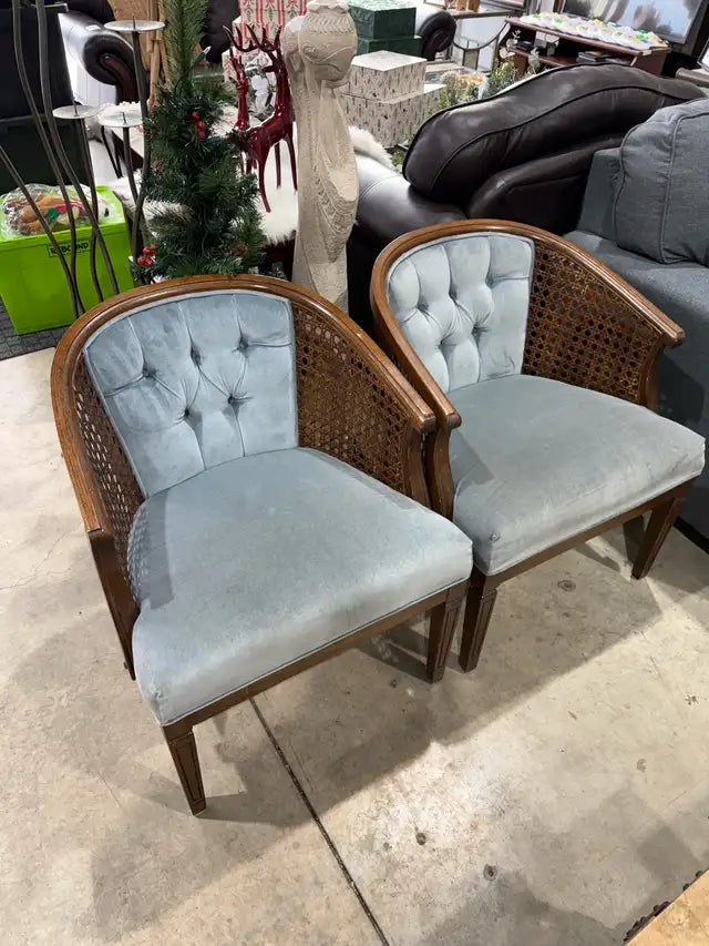 Wicker Barrel Chairs