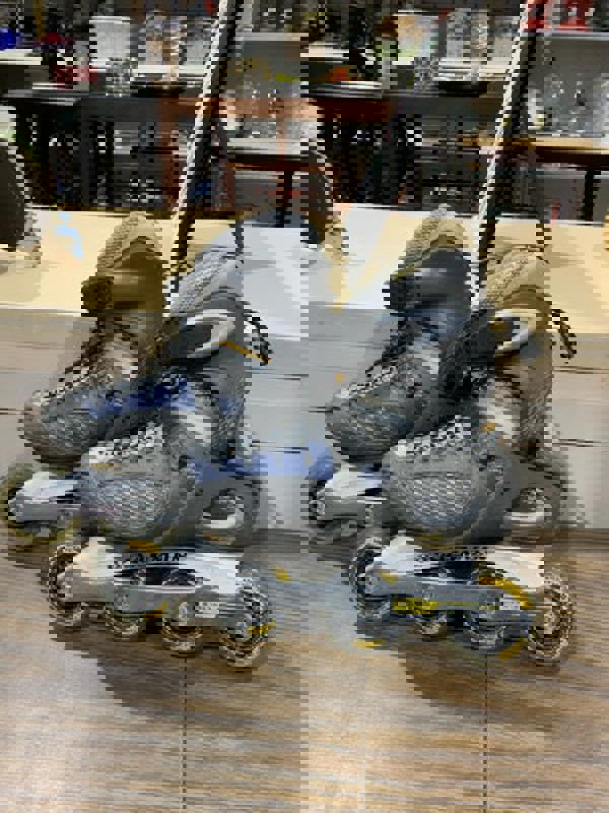 Blue Tractech Roller Blades