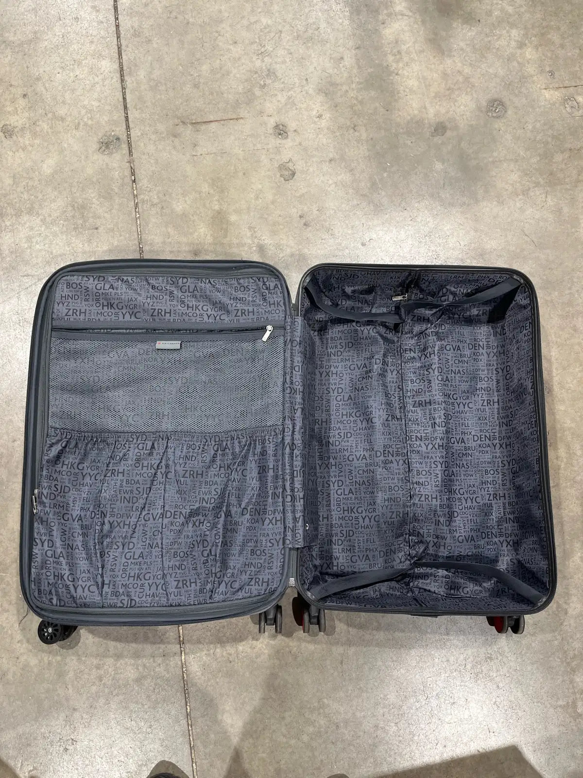 Air Canada 28inch suitcase red