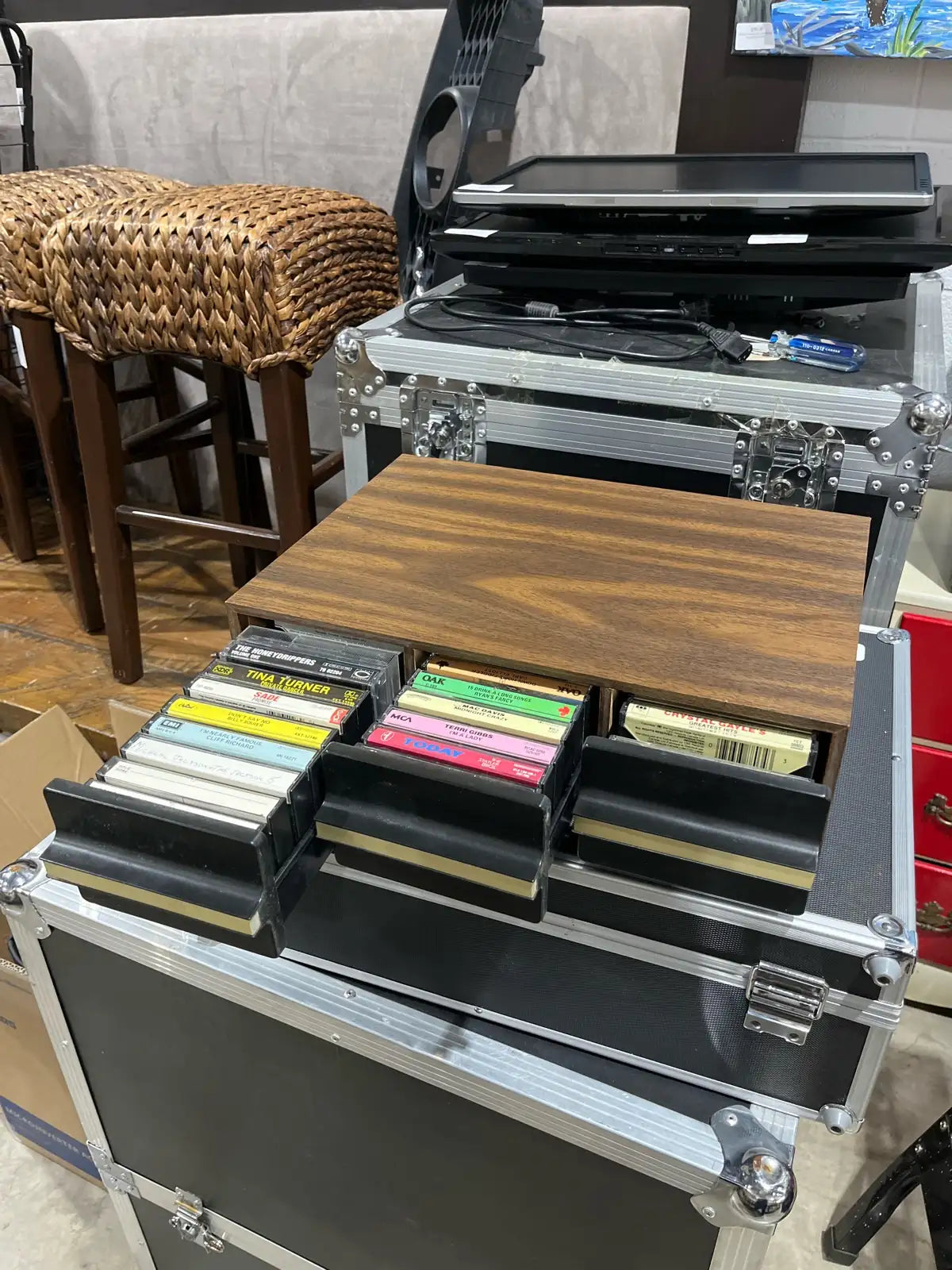 Vintage Cassette Storage