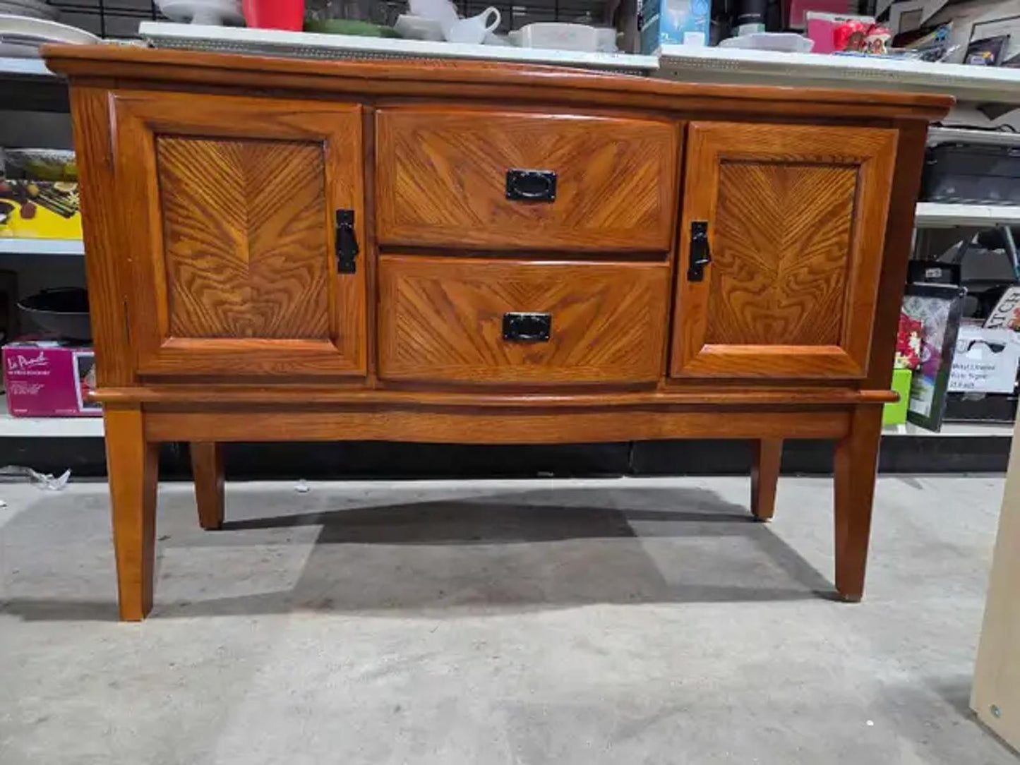 Solid Oak Sideboard - Perfect Condition