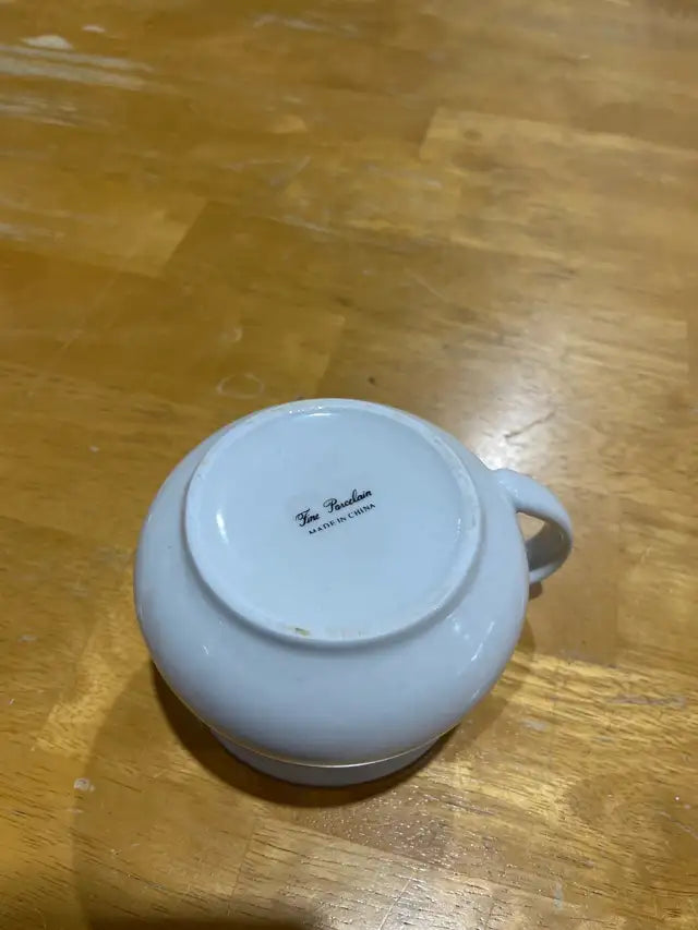 Fine Porcelain mushrooms mug/bowl Cup