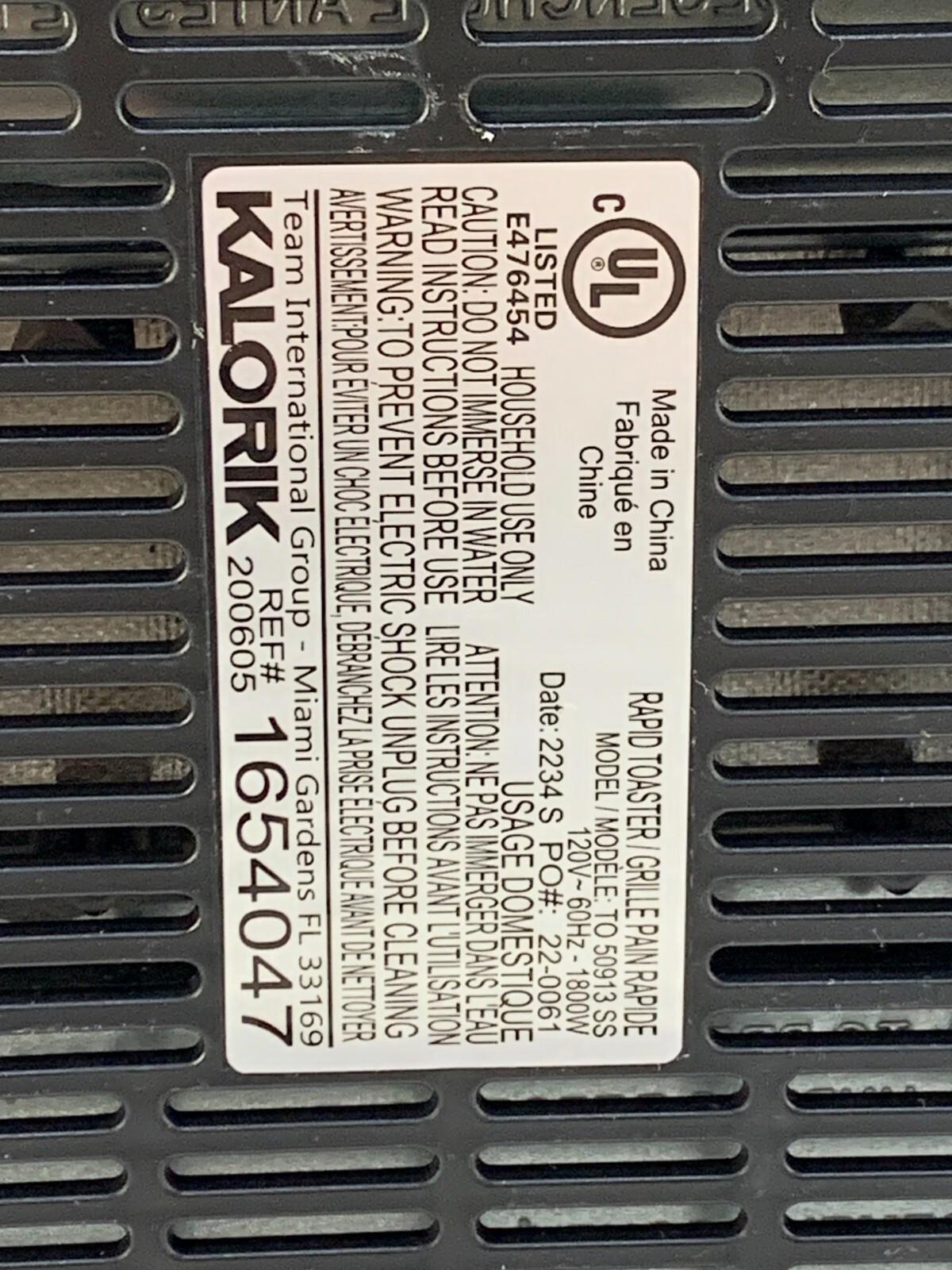 KALORIK - 4-Slice Digital Toaster