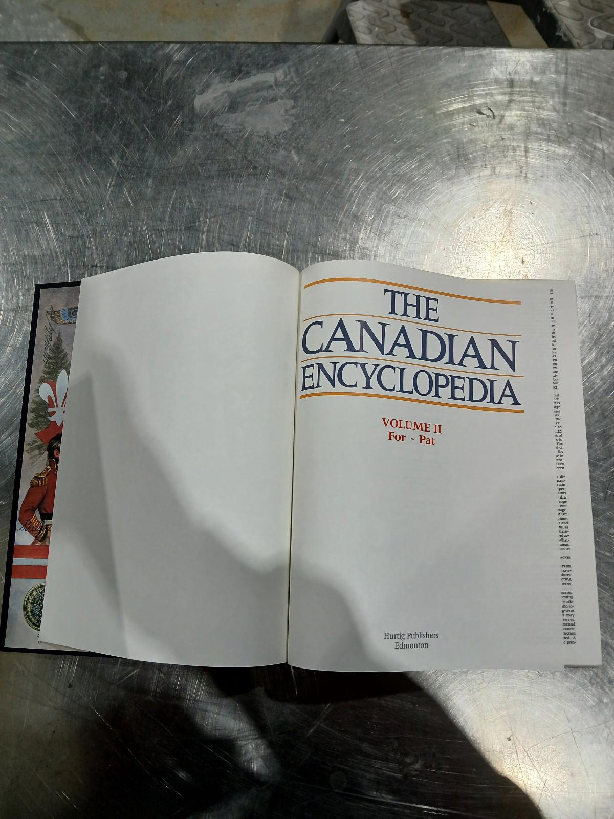 First edition The Canadian Encyclopedia (1985) VERY GOOD