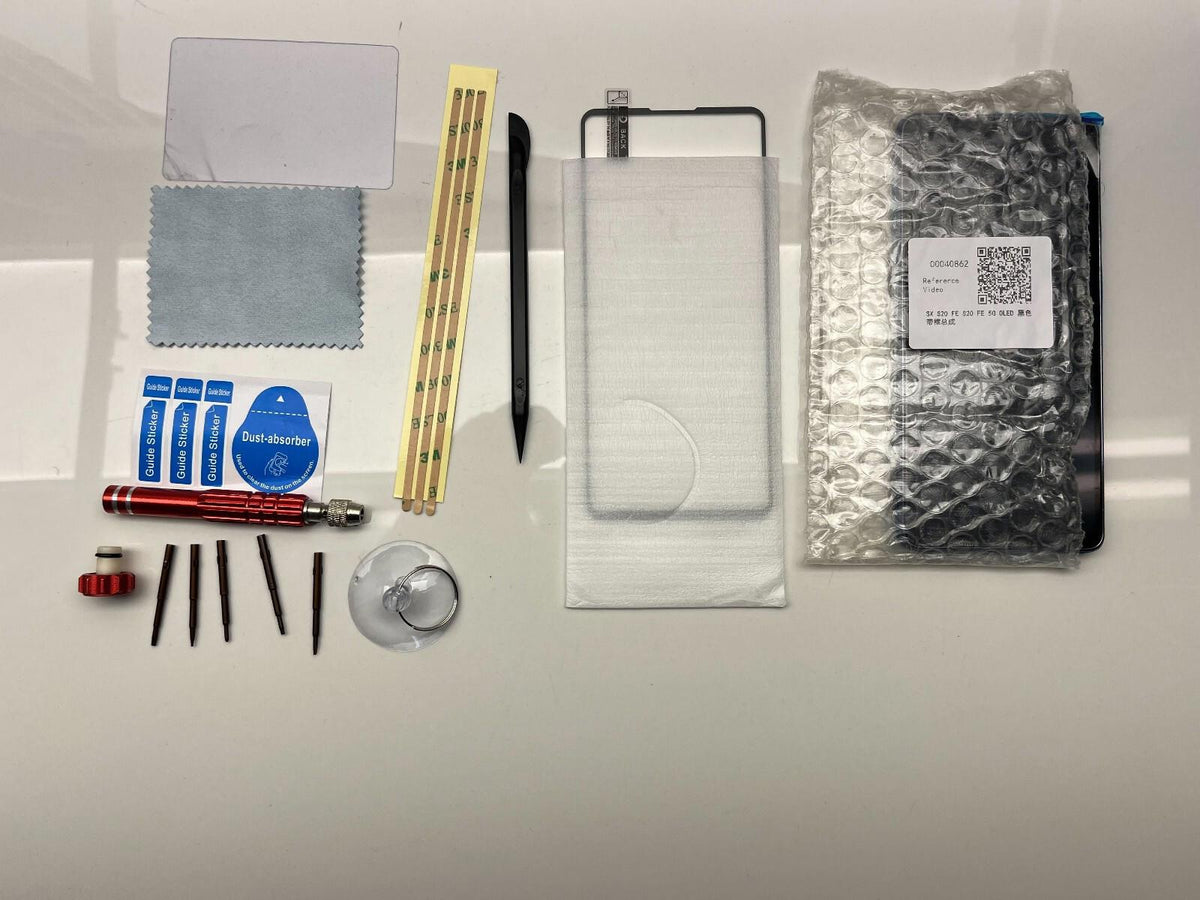 OCOLOR Touch Digitizer Assembly & Front Glass Replacement for Samsung S20 FE 5G