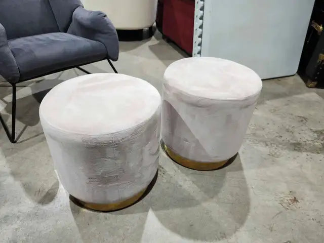 Structube Velvet Stools