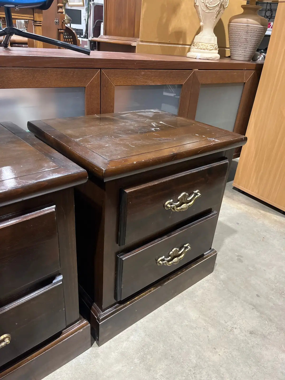 Set of two vintage nightstands