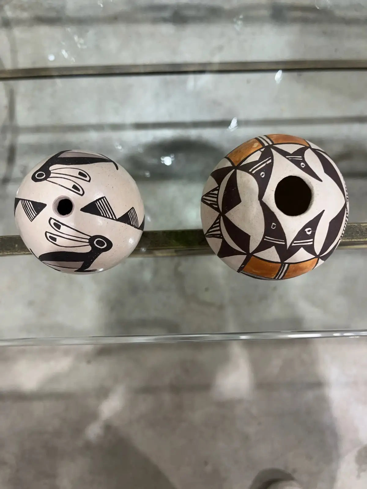 Acoma Pueblo seed pot - signed Dolores Lewis (Garcia)