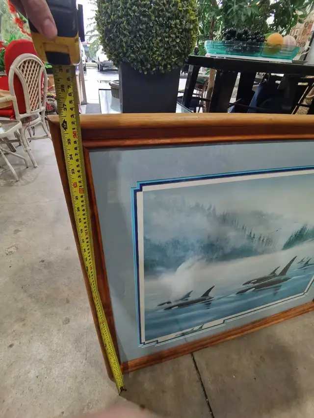 Authentic Wyland Orcas Limited Edition Print 1985