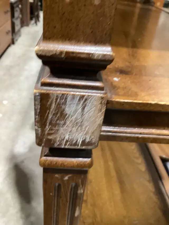 7’ Vintage Tall Wooden Shelf