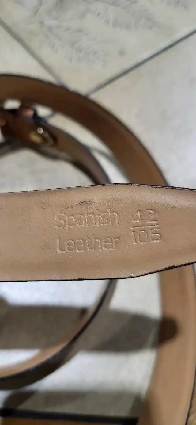 Spanish Leather Belt