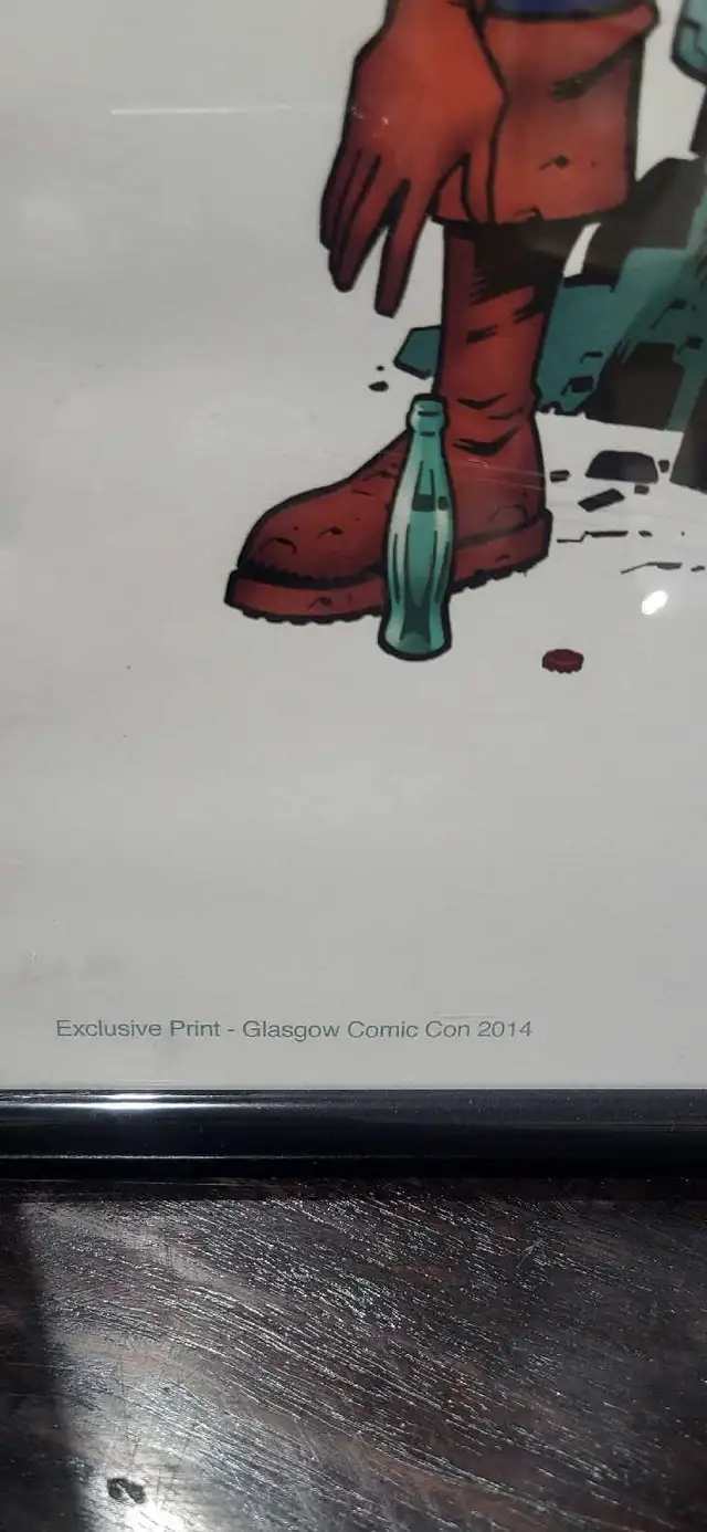 Captain America Glasgow Comic Con 2014 Print