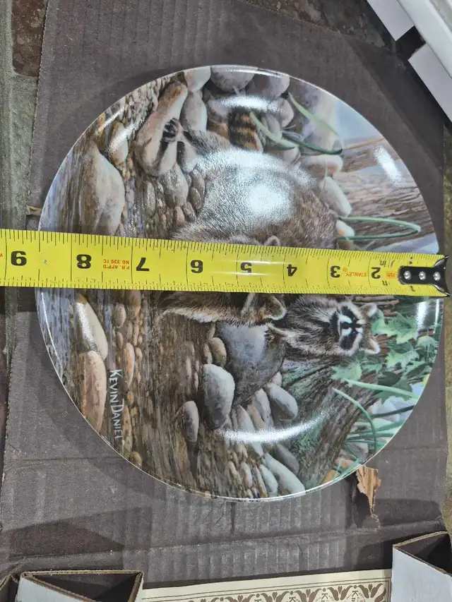 Edwin M. Knowles The Raccoon Plate
