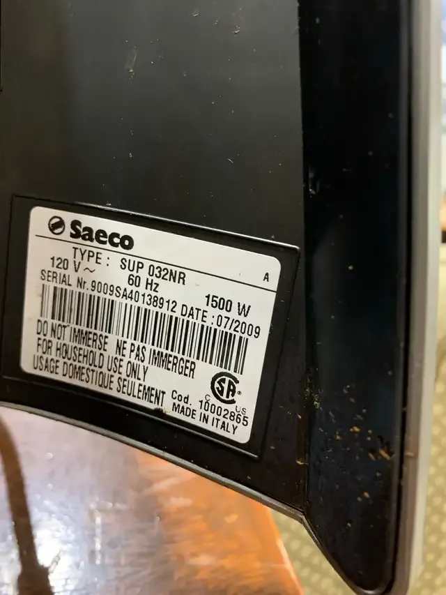 Saeco Talea Ring Espresso Machine