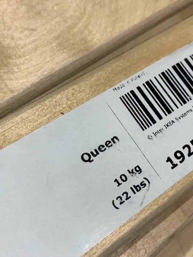 IKEA Luroy Queen Slats and Mid Beam Support bed replacements