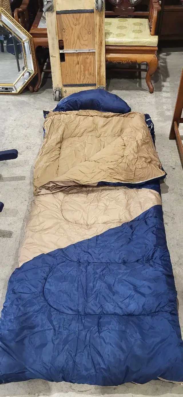 Vintage Hillary Sleeping Bag With Pillow