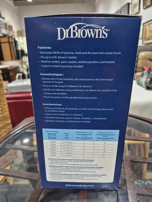 Dr. Brown's Microwave Steam Sterilizer - Multiple Brand New