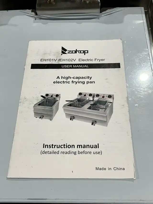 Zakop Double Electric Fryer