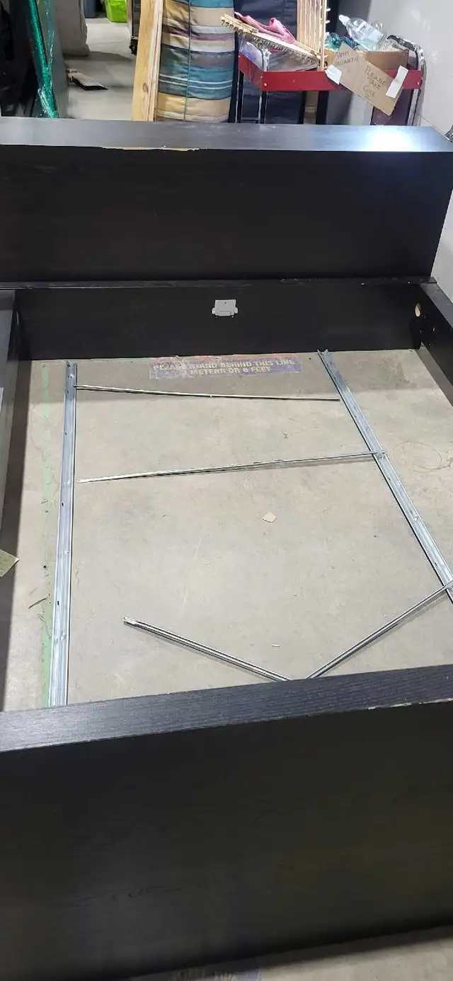 IKEA Black Queen Bed Frame