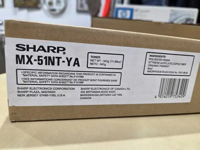 New Sharp MX-51NT-YA Toner - Yellow