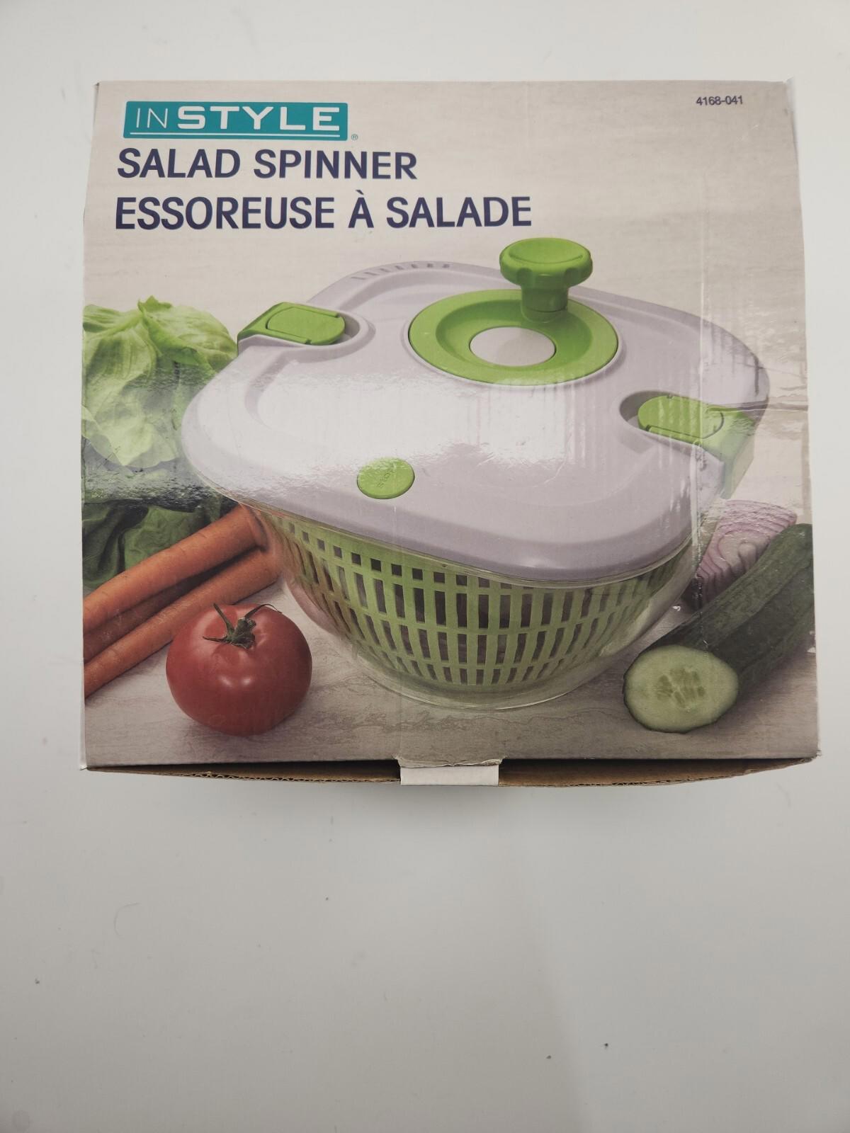 InStyle Salad Spinner - White/Green