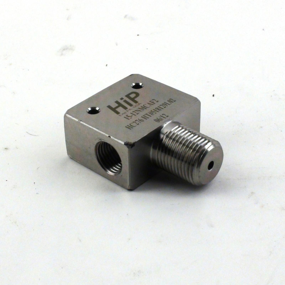 HiP 15-12NMCAF2 Angle Taper Seal Valve Fitting - 06/12 - Used