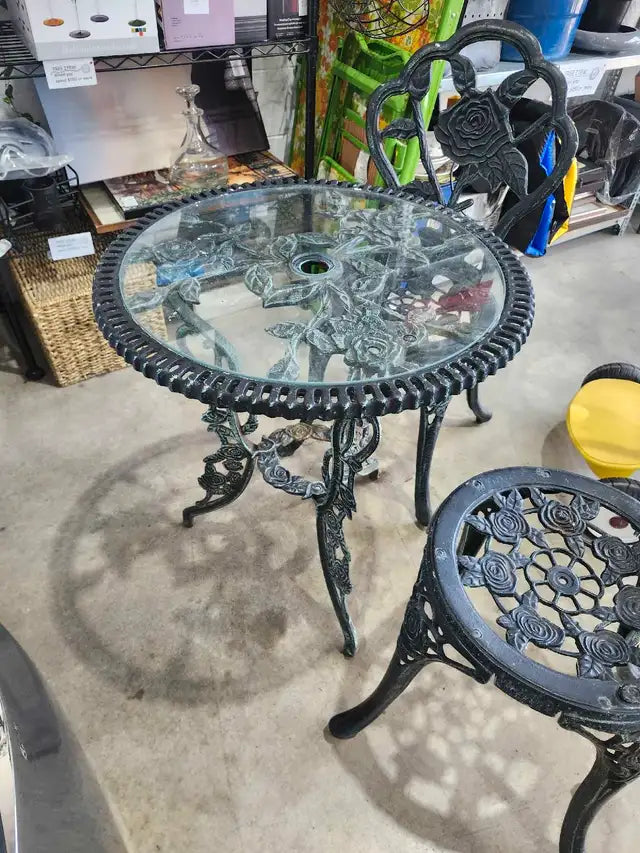 Cast Iron Outdoor Bistro Set