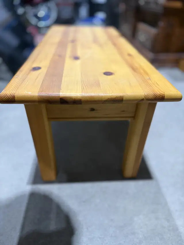 Long Wood Coffee Table