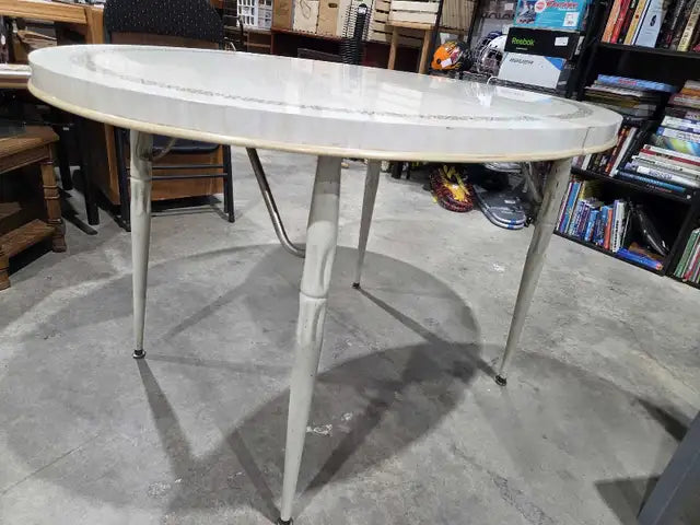 Vintage Oval Dining Table