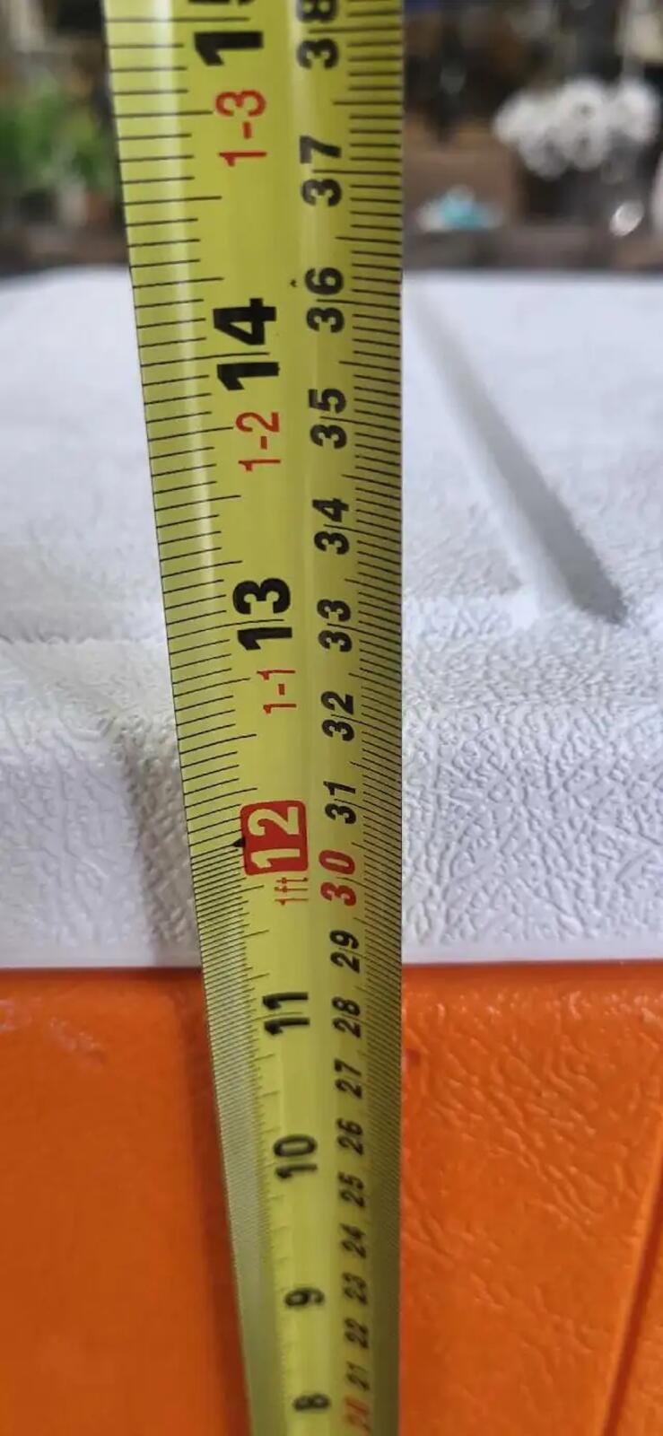 Vintage Orange Coleman Poly-Lite Cooler 21 x 13 x 12.5