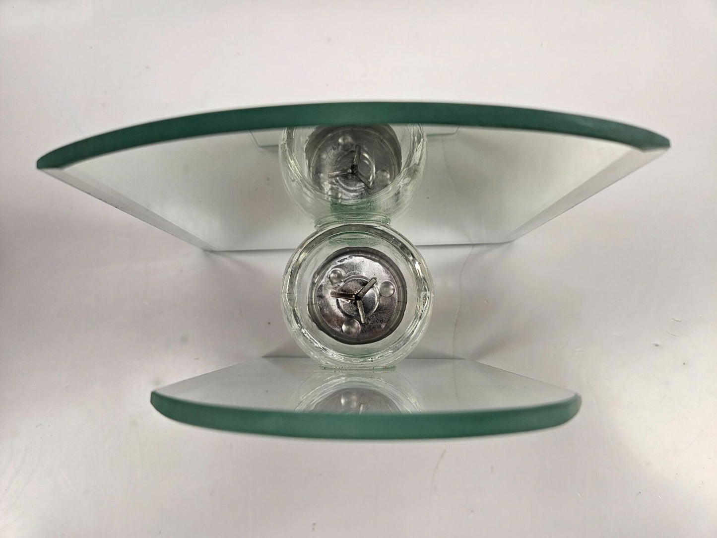 Traditions Angel Glass Mirror Candle Holder 6x6"