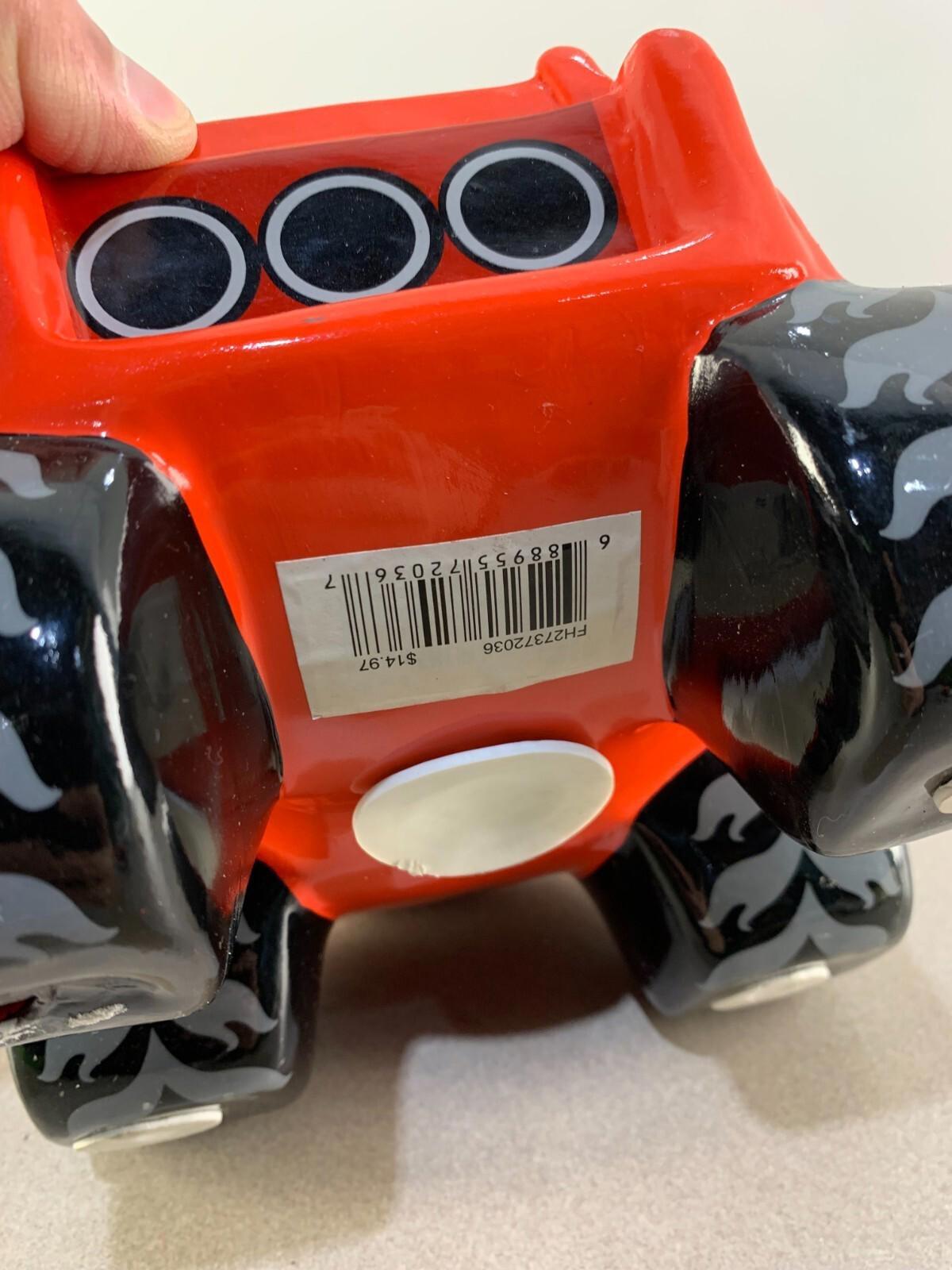 Nickelodeon blaze and the monster machines Ceramic Piggy Bank. Red Bank Truck.