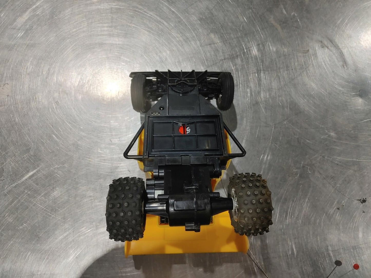 Good Condition Radio Shack 2-Speed Aero Buggy RC Car Yellow Untested No Remote