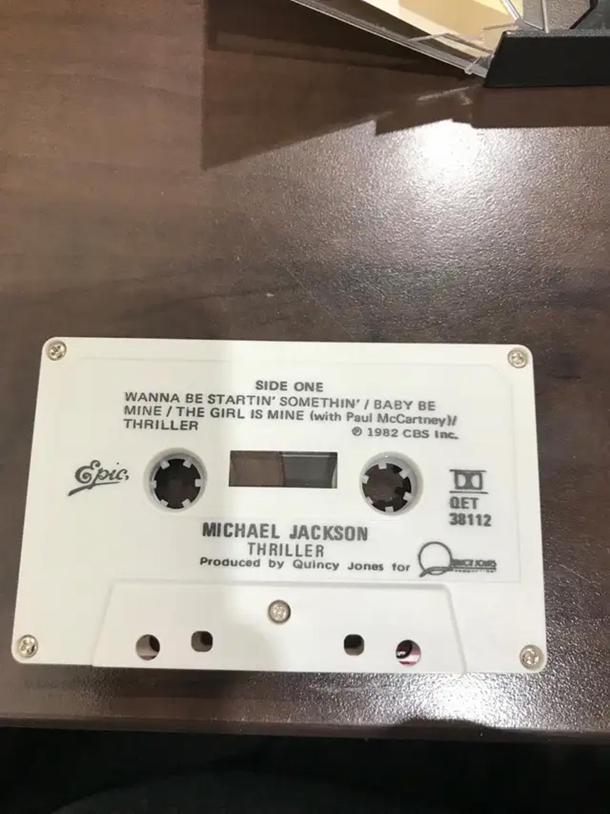 Michael Jackson Thriller Cassette