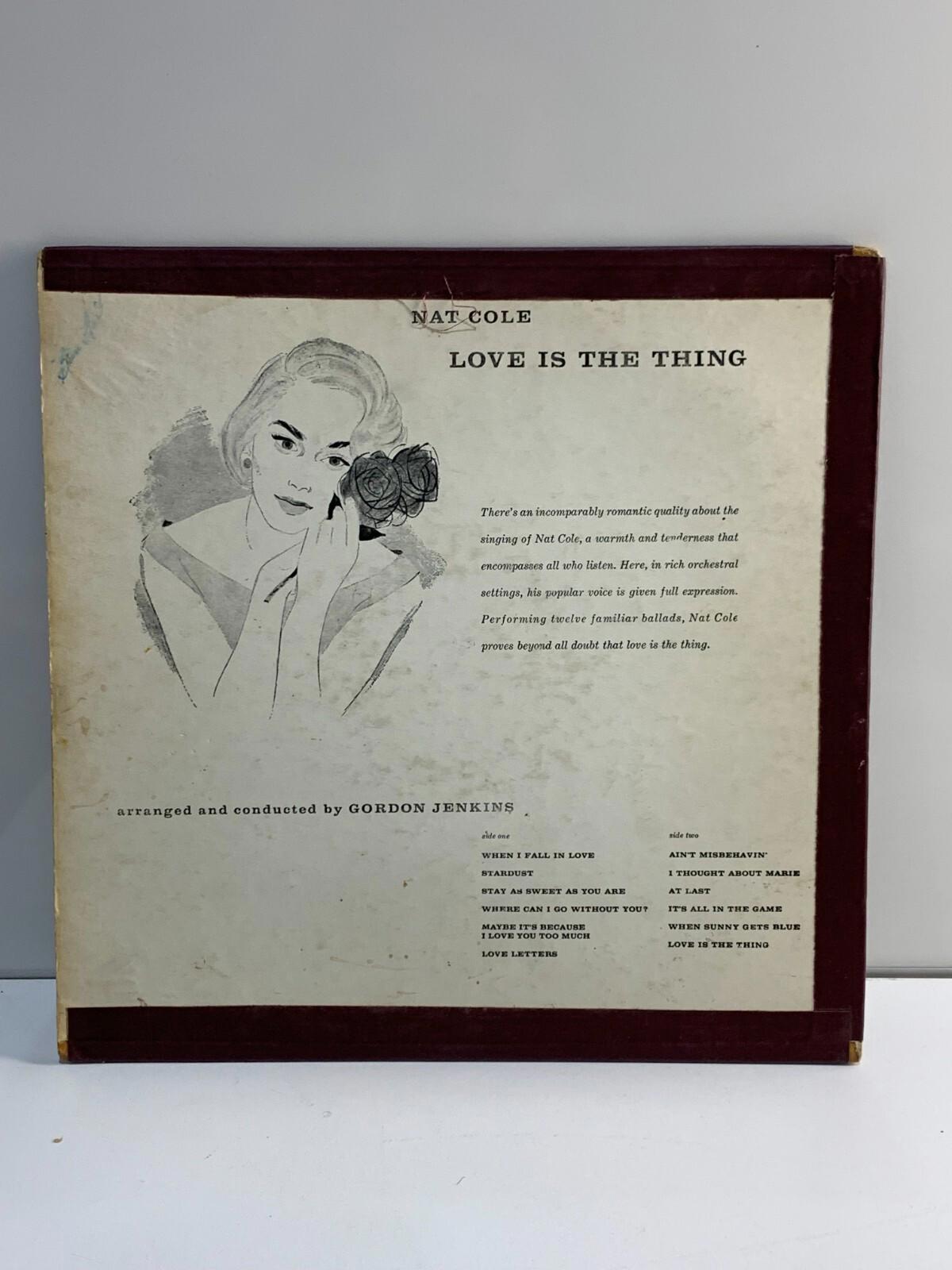 NAT KING COLE with the orchestra of Gordon Jenkins "Love Is The Only Thing"