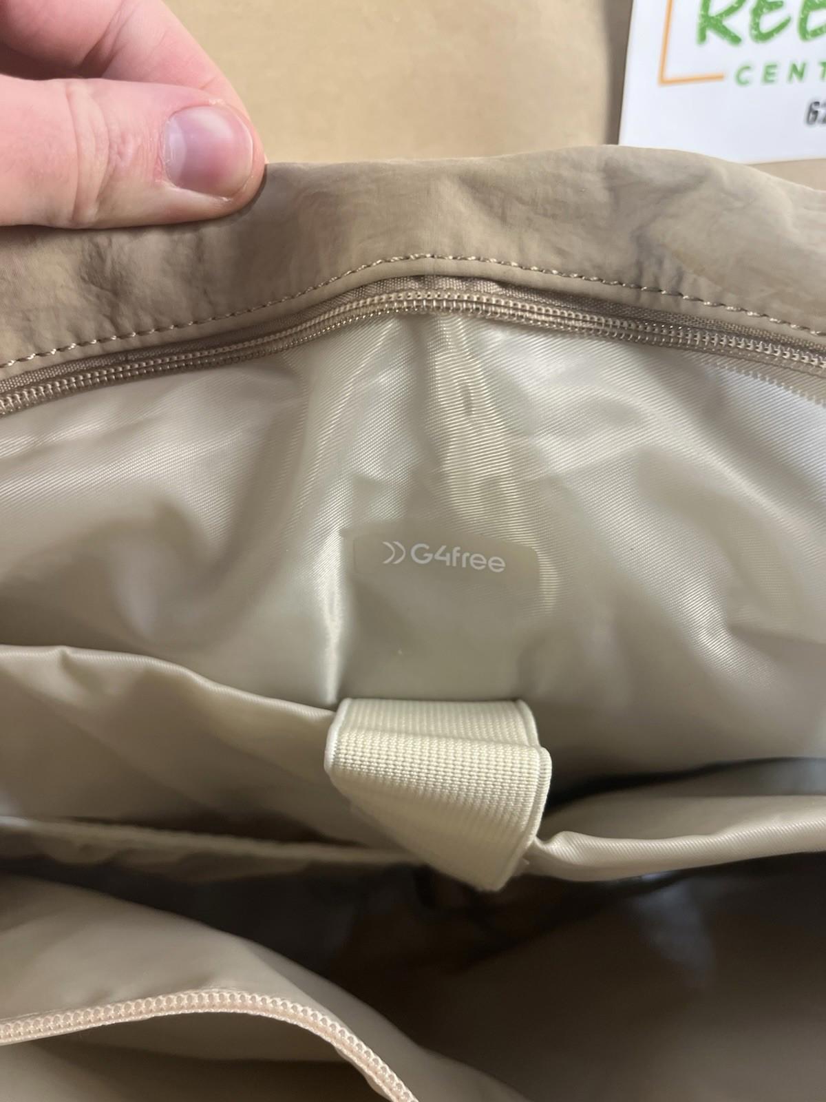 NWT G4Free Beige Tote Bag