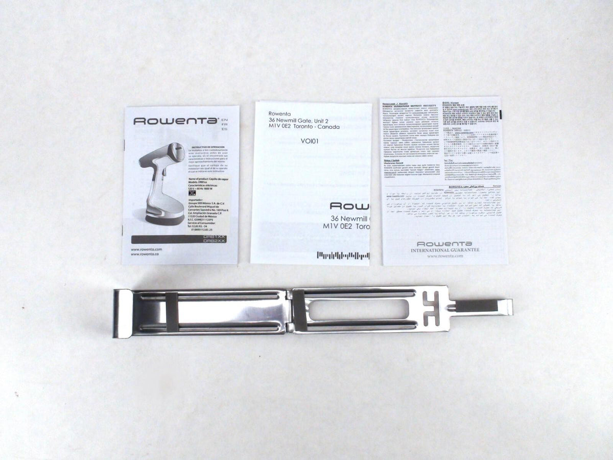 Rowenta DR81 X-Cel Steam + With Attachments & Door Hanger - For Repair Or Parts