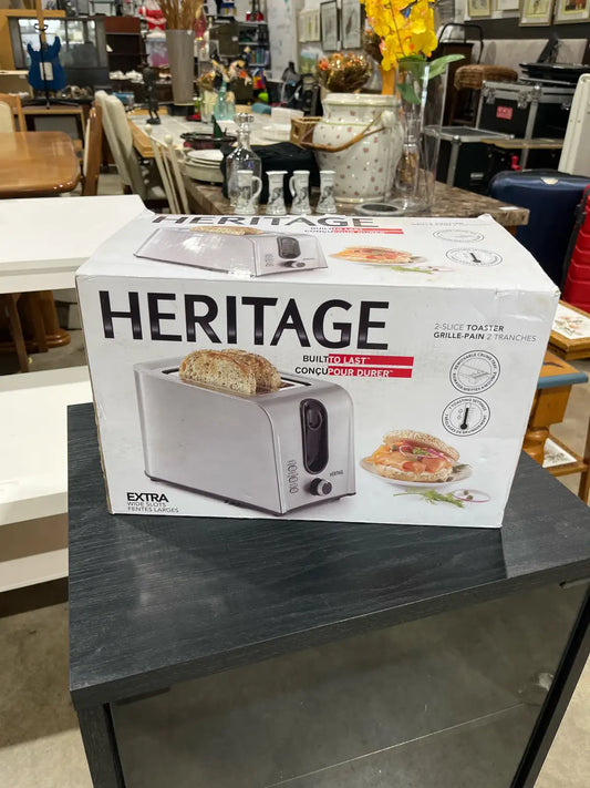 Brand New Heritage Extra Wide Slots Toaster s Steel, 2-Slices