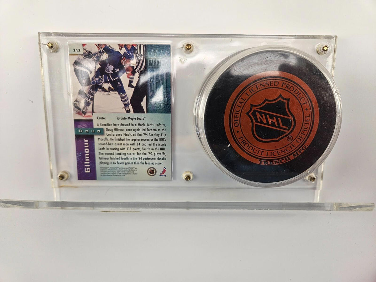 Toronto Maple Leafs - Parkie's Best Doug Gilmour Card and Puck