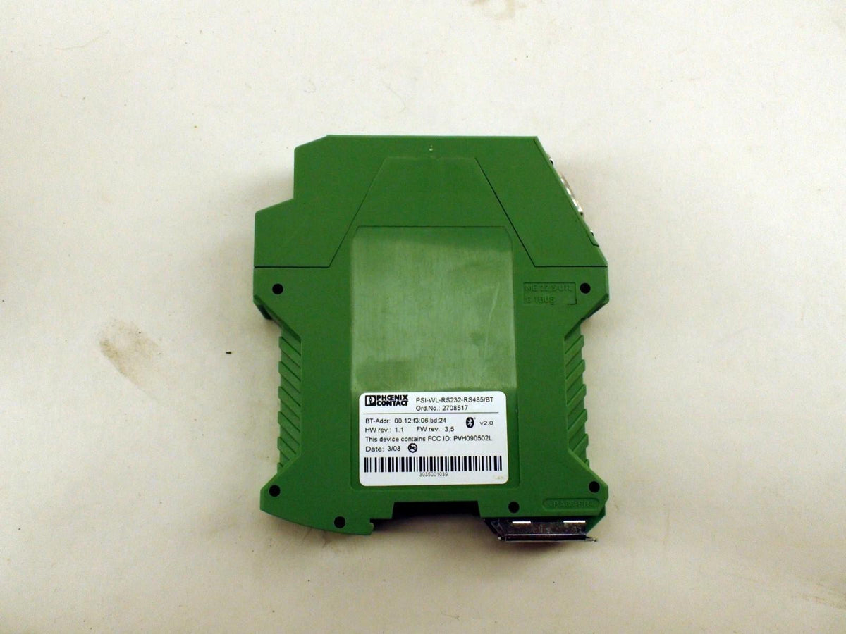 PHOENIX CONTACT PSI-WL-RS232-RS485/BT BLUETOOTH CONVERTER WIRELESS TRANSMISS